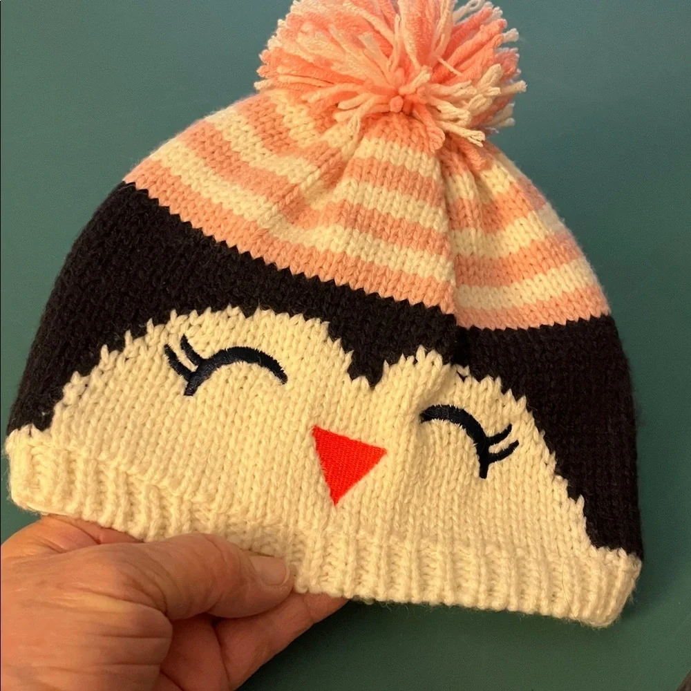 High Desert Gear child’s knit hat. Penguin face. Size S/M NWT